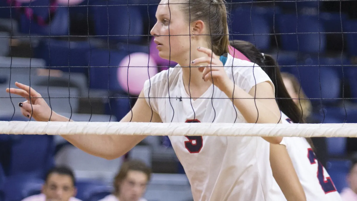 Captain Michelie McDonald-O'Brien tallied 24 kills for the Quakers over the course of the team's two contests against Yale and Brown.
