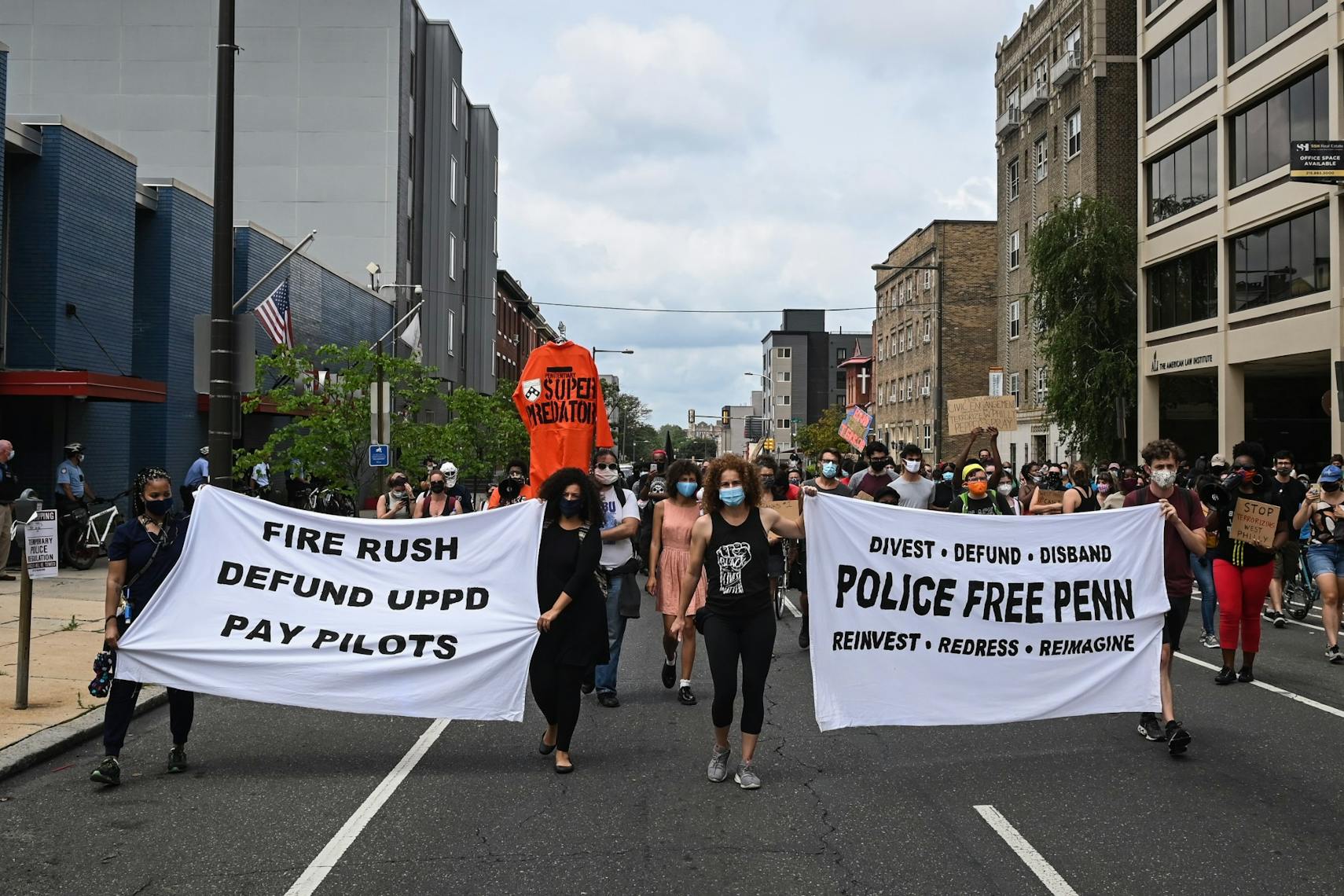 07-24-20 Police Free Penn Protest Defund Marching Chestnut St.jpg