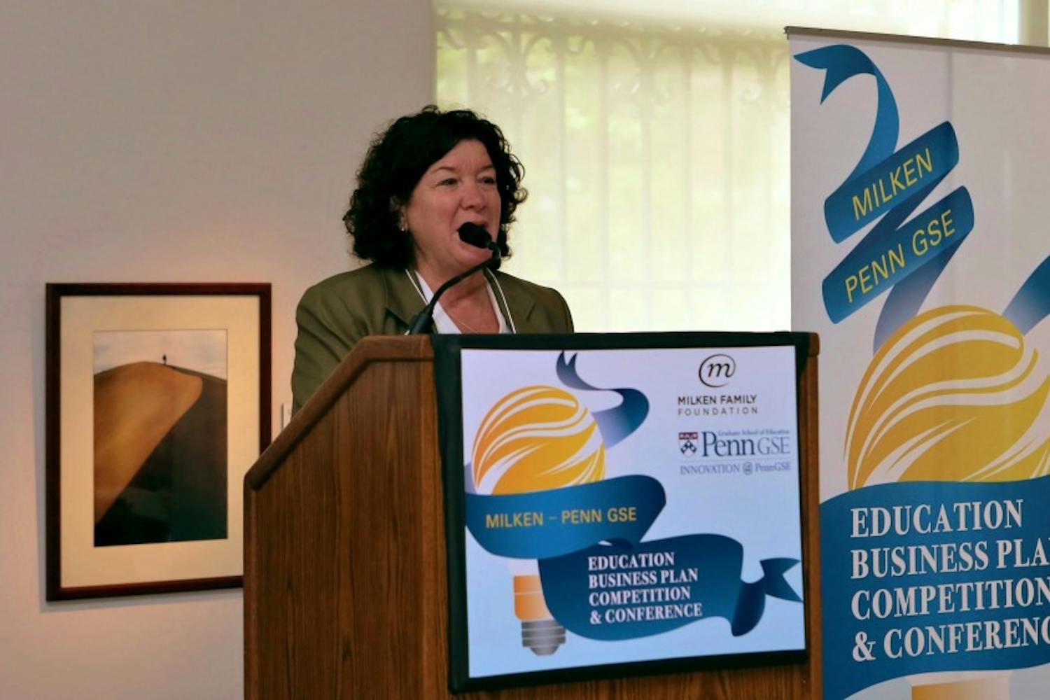 Executive Director of Academic Innovation and Senior Fellow at Penn GSE Bobbi Kurshan organized the Education Business Plan Competition.