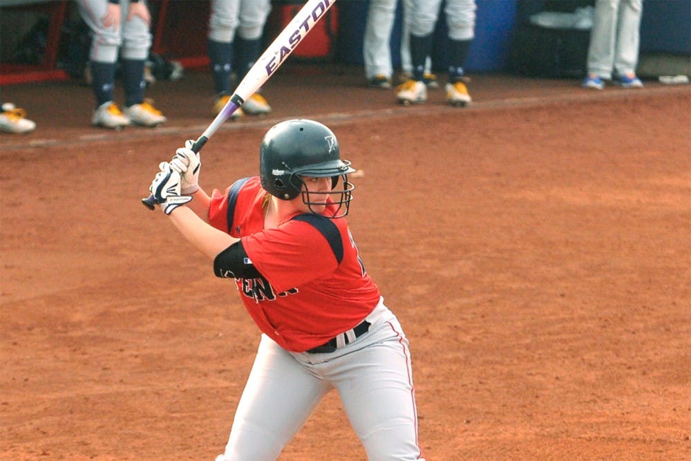 Along with logging over 27 innings in the circle over spring break, junior Alexis Sargent had an impact in the batter's box for Penn softball, recording four runs batted in and a .409 on-base percentage.