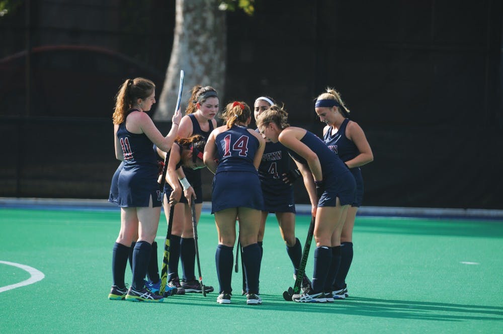 Penn field hockey moved to 4-2 in Ivy play with a clutch homecoming victory Saturday. Elise Tilton netted the game-winner with six minutes remaining.