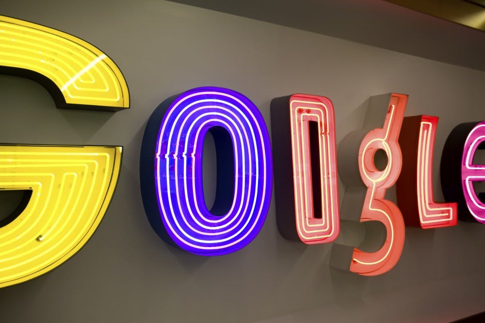 Women in Computer Science, a residential program in Kings Court College house, toured the inside of the Google Office in Chelsea, New York. 