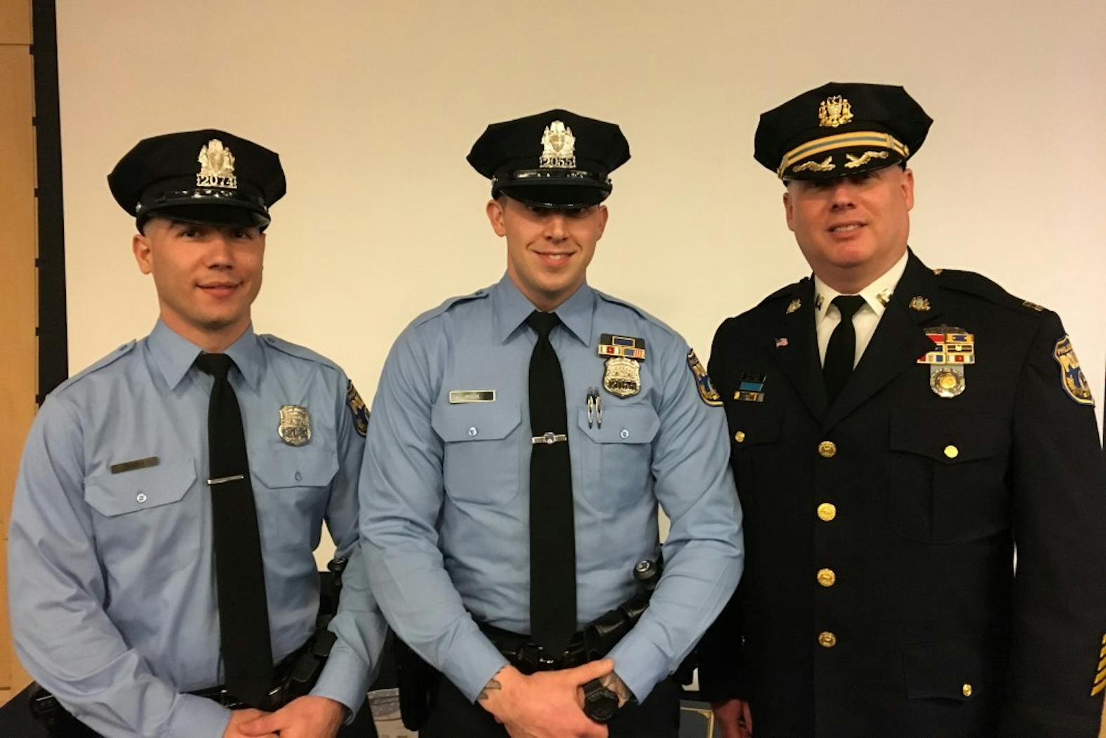 Philadelphia Police at MERT ceremony