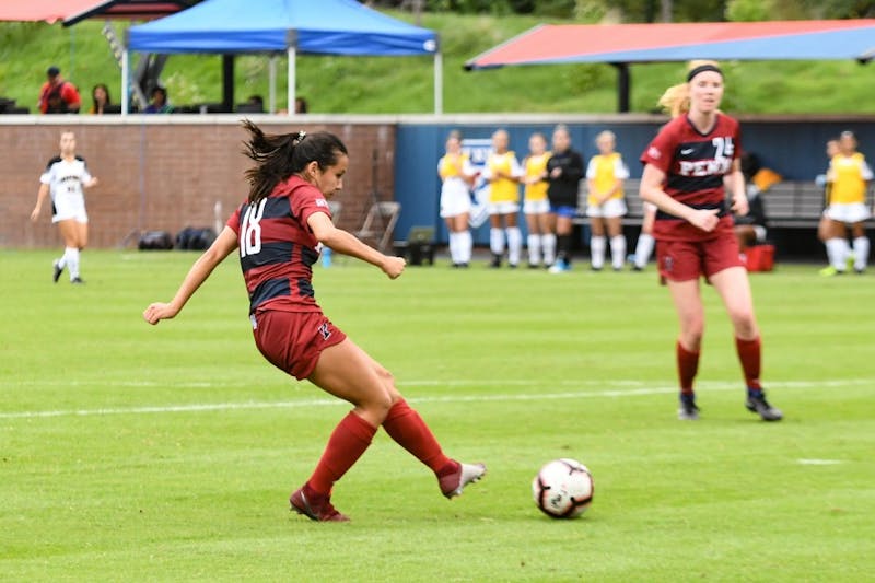 Penn women's soccer continues hot play with wins over UMBC, Towson