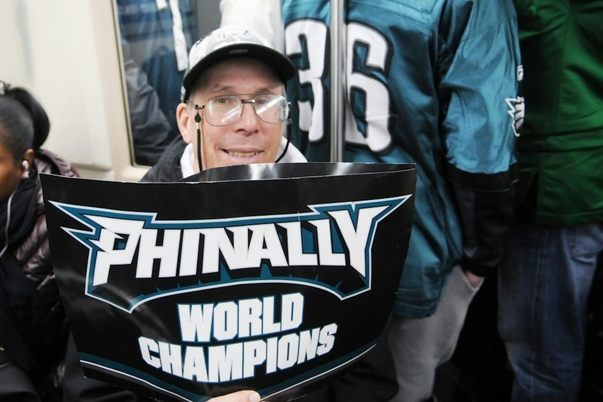 Eagles Parade Signs