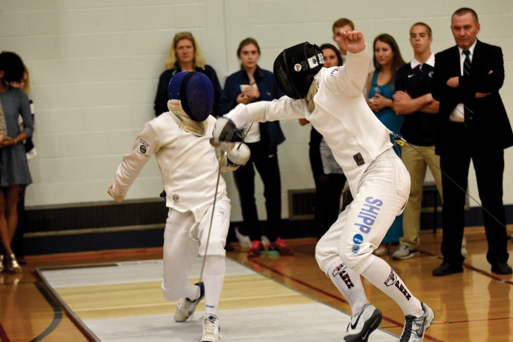 Senior RJ Shipp helped spur Penn fencing to a dominant, but bittersweet weekend, as Sunday marked his final home meet.