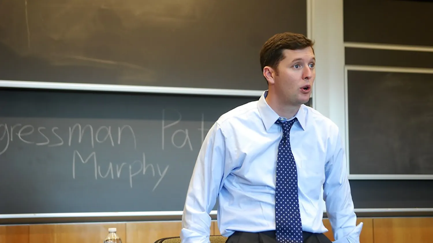 Rep. Murphy visits campus to boost election interest