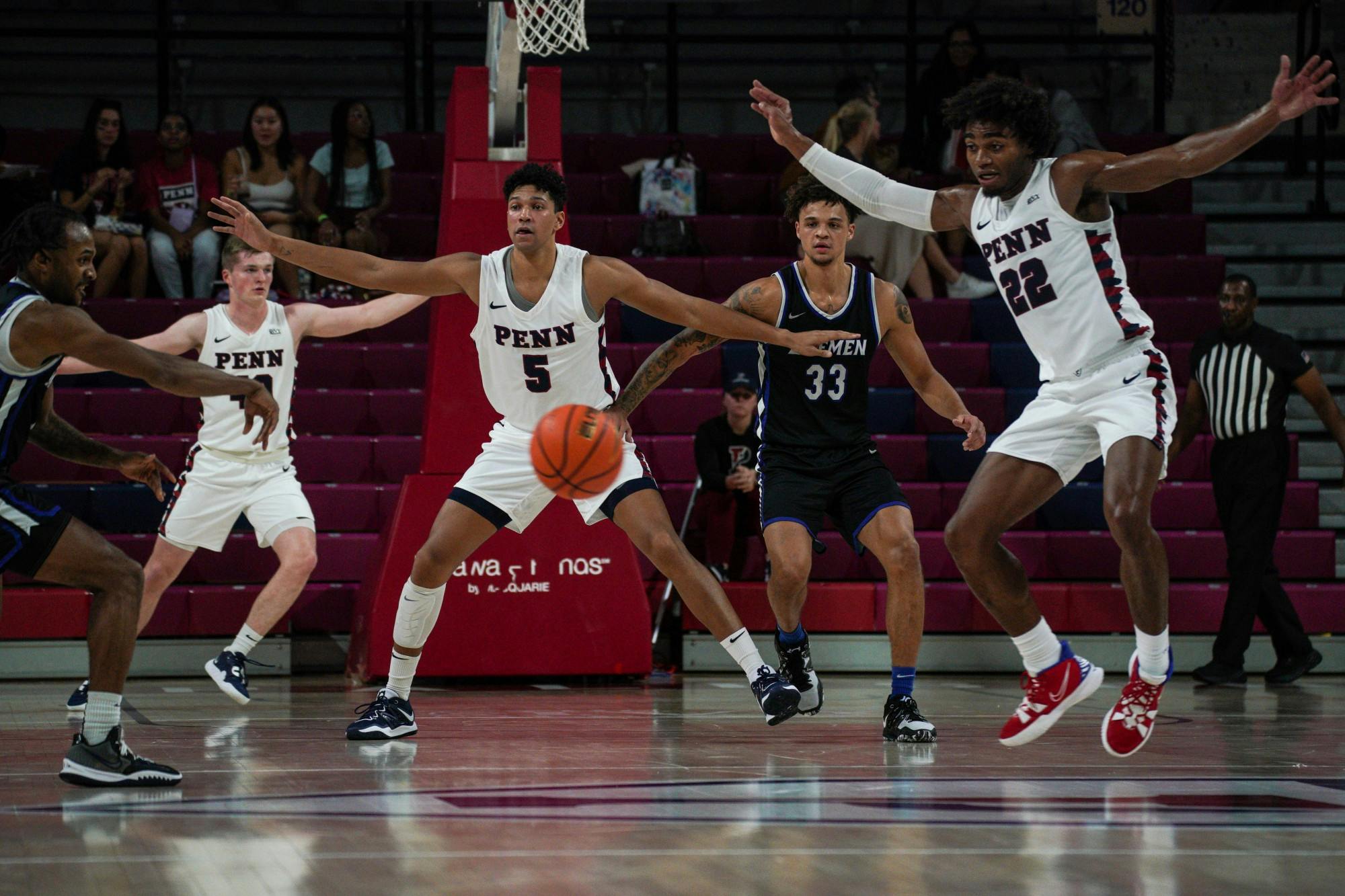 10-22-22 Men's Basketball vs Daemen Defense (Anna Vazhaeparambil)-01.jpg