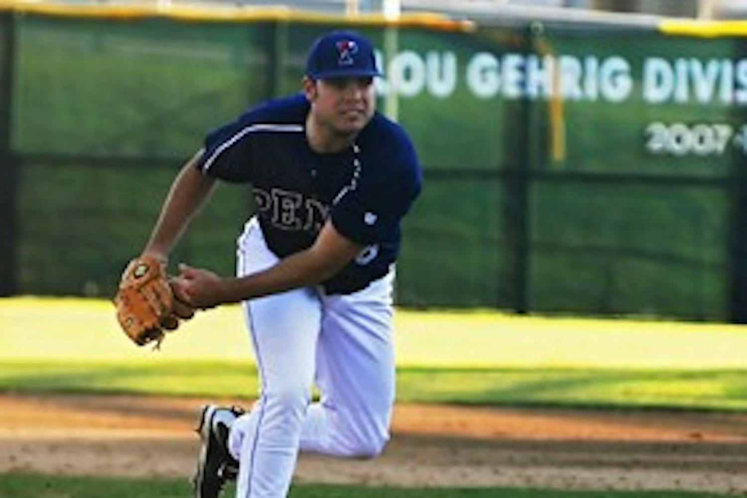 QB hits the mound running
