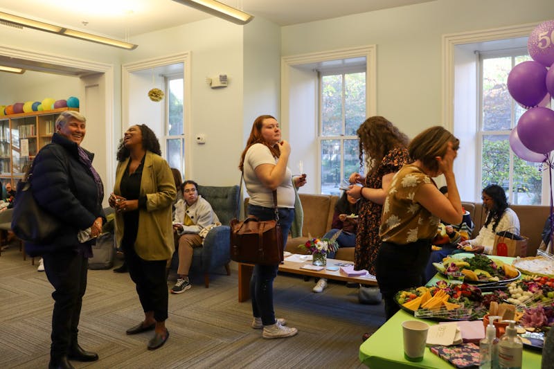 Penn Women&#39;s Center hosts 50th anniversary celebration, unveiling archive display
