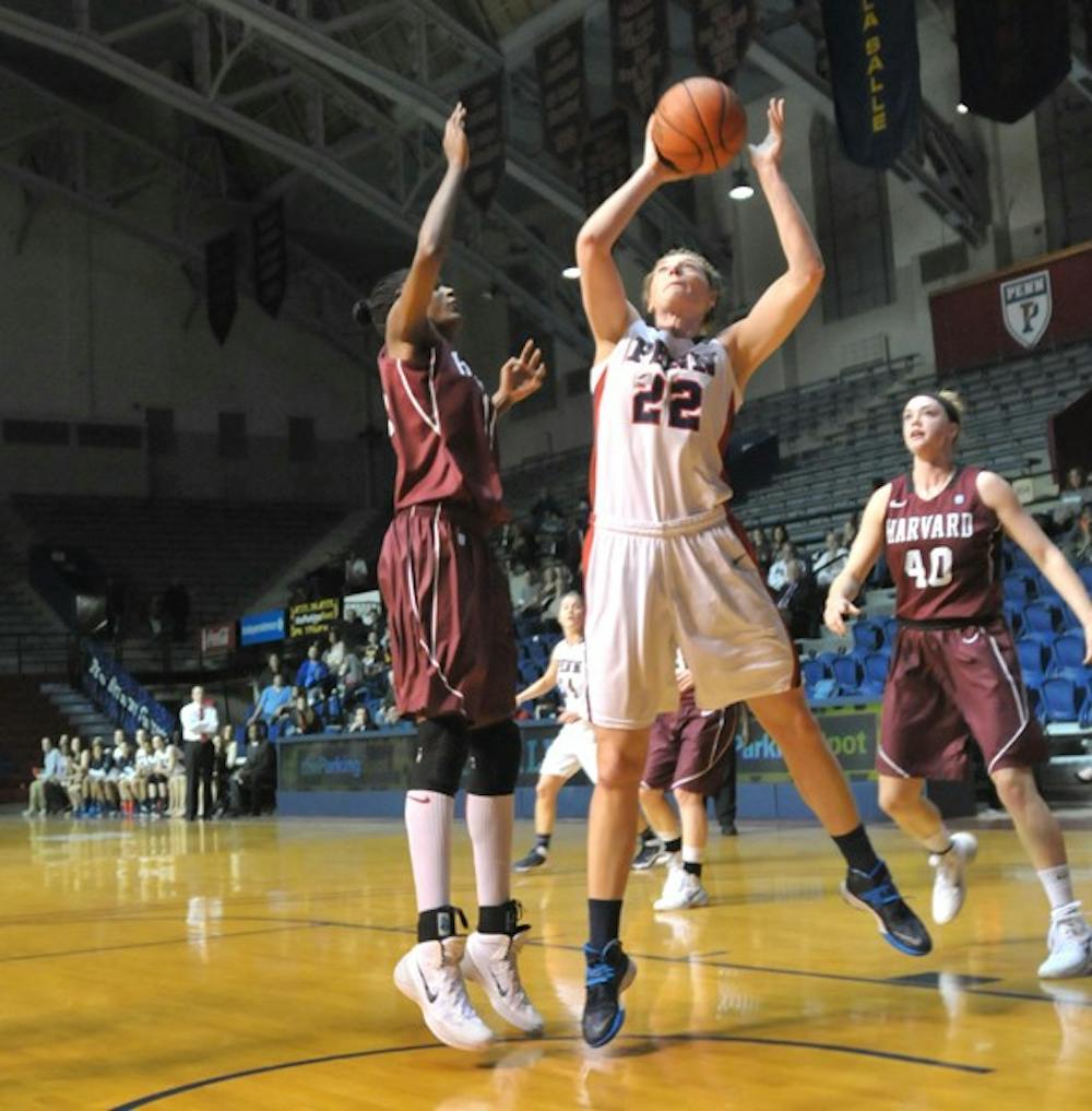 Penn women's basketball defeats Harvard 