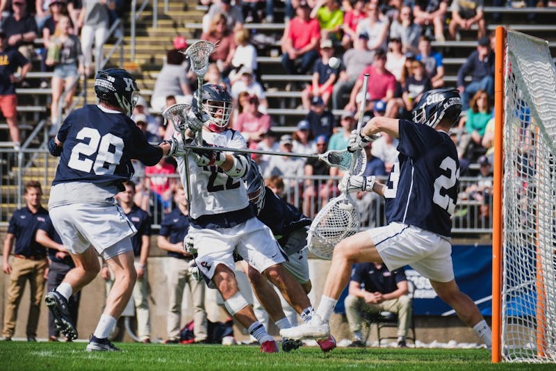 Penn men's lacrosse drops season opener after eightgoal comeback from