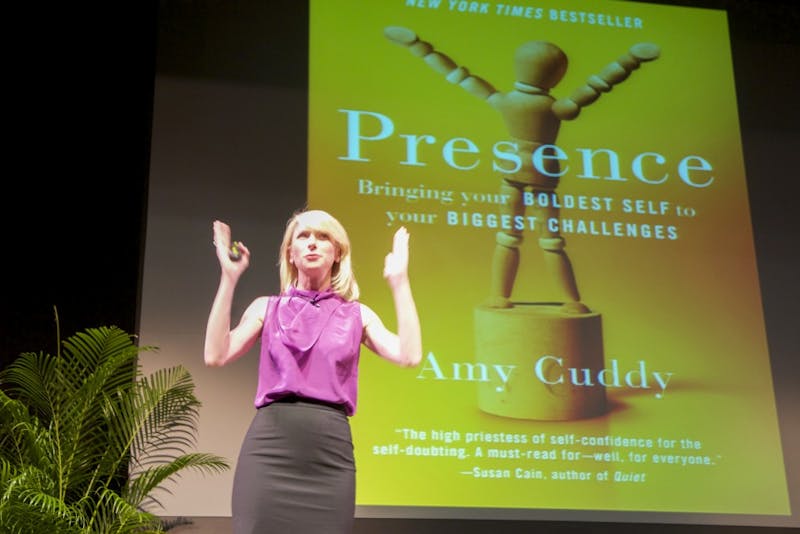 Amy Cuddy Of Ted Fame Talks Power Poses And Poise At Penn The Daily Pennsylvanian 