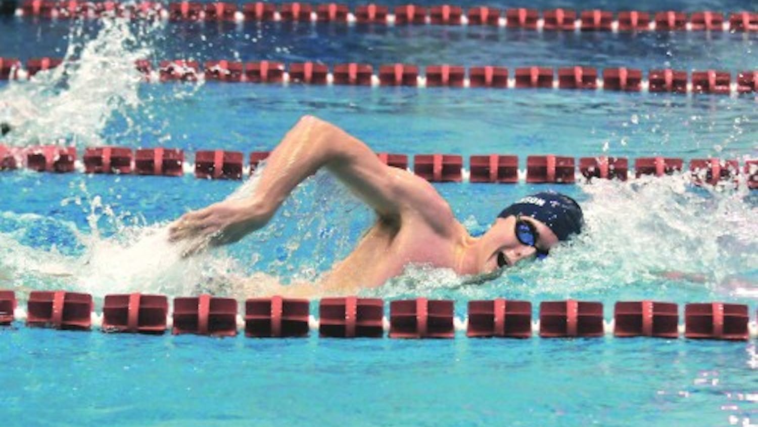 Junior Chris Swanson had an incredible weekend for the Red and Blue at Ivy Championships. The Tampa, Fla., native won the 1650-yard freestyle for the third time and also captured the 500- and 100- yard titles.