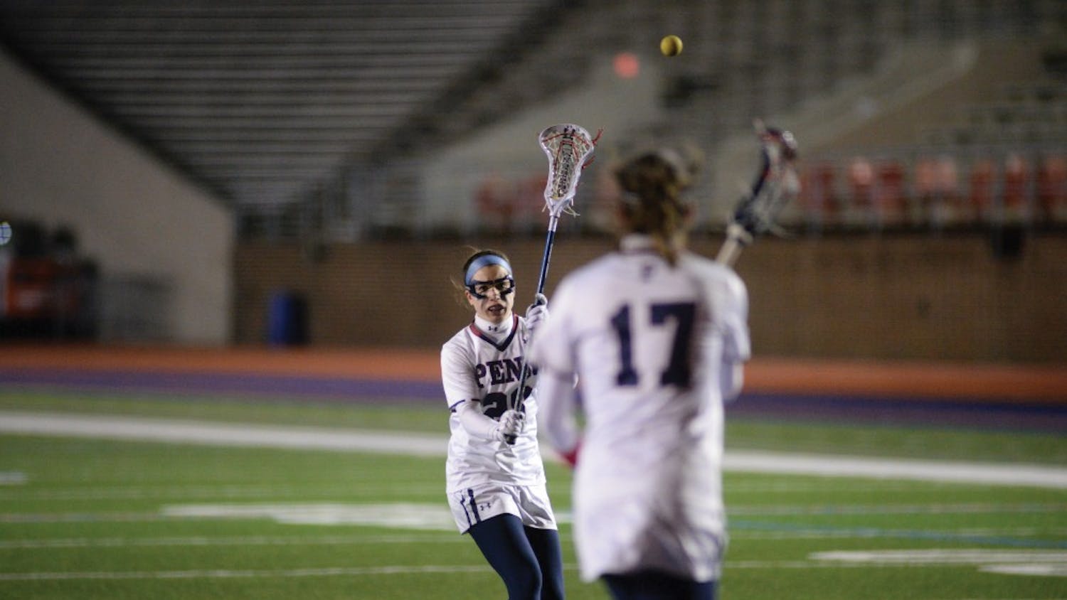 Senior midfielder Lely DeSimone brought Penn women's lacrosse within a goal of Dartmouth, but the Quakers couldn't score again in the 10-9 loss.