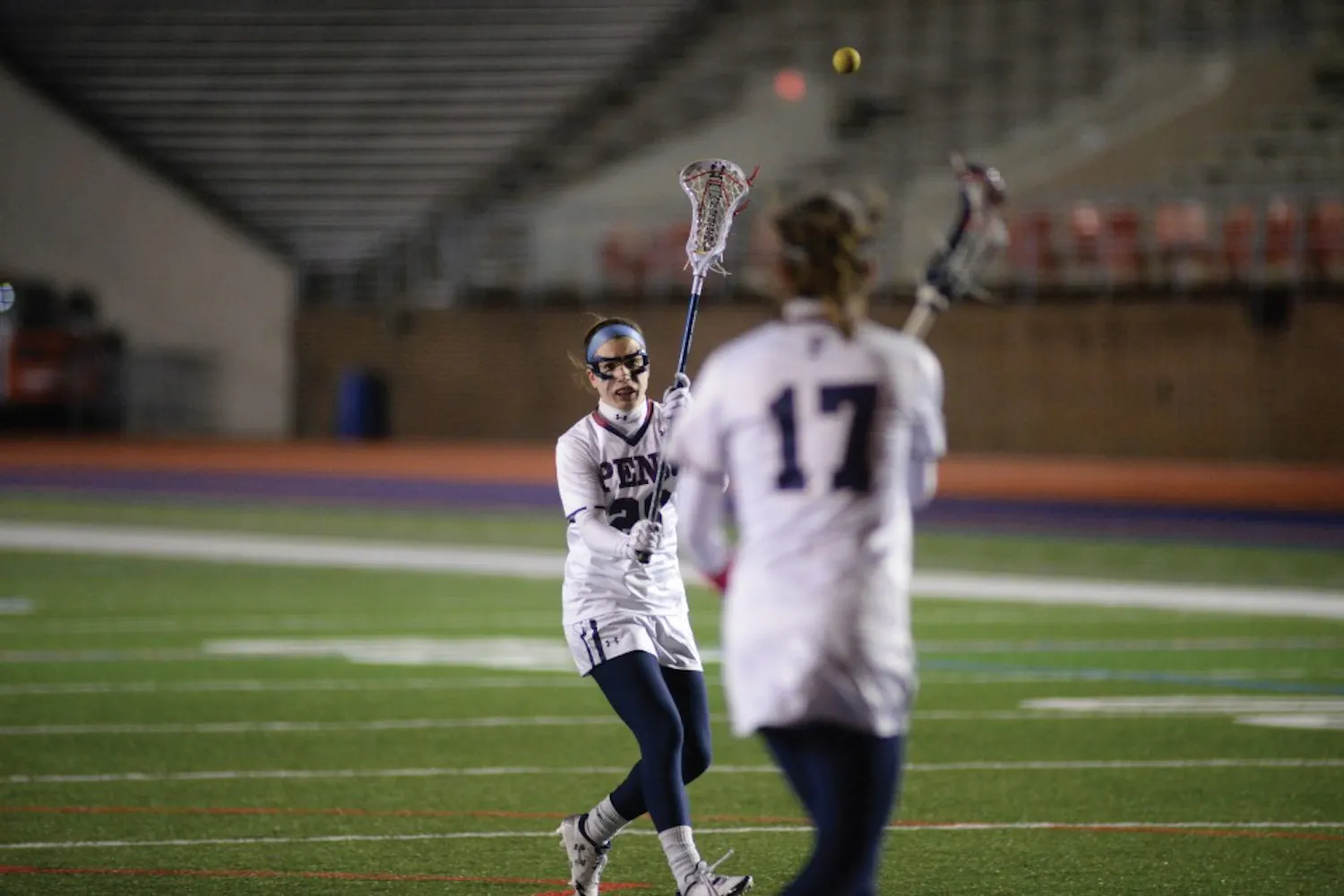 Senior midfielder Lely DeSimone brought Penn women's lacrosse within a goal of Dartmouth, but the Quakers couldn't score again in the 10-9 loss.