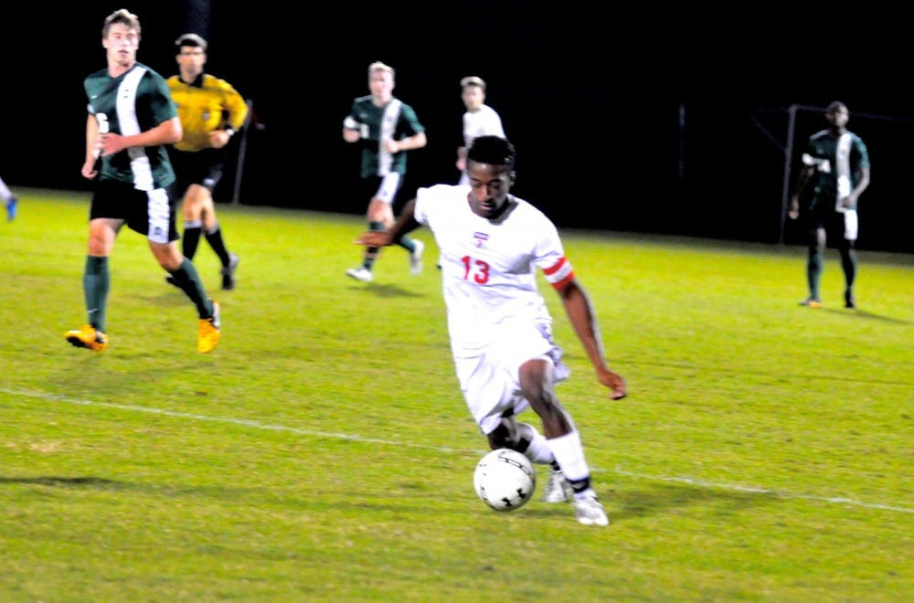 	Junior forward Duke Lacroix exploded Saturday night for two goals and an assist against Dartmouth. 