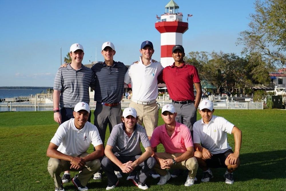 The Penn men's golf squad wasn't exactly on 