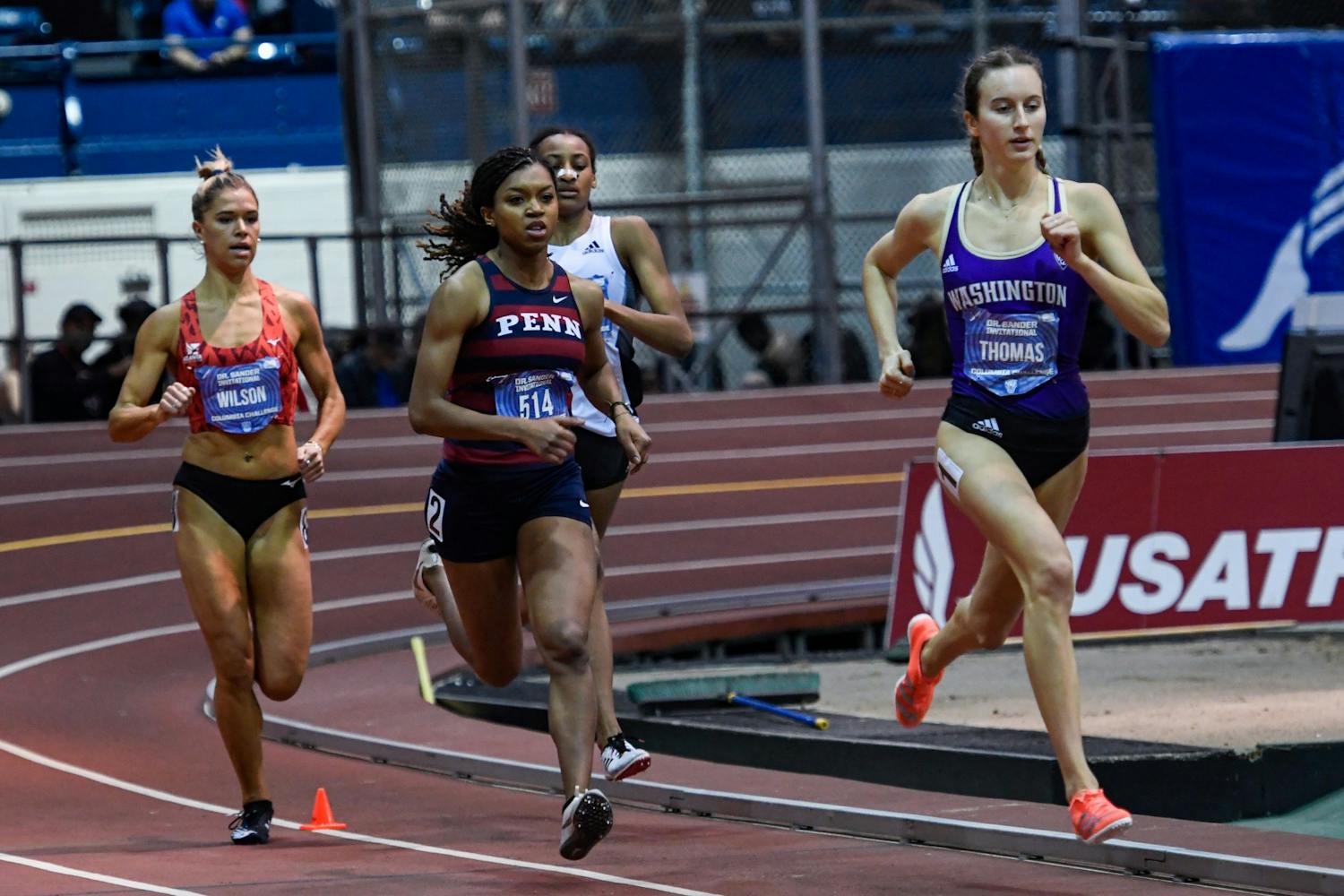 WTrack Indoor Track and Field Dr Sanders Invitational Nia Akins 800m.jpg