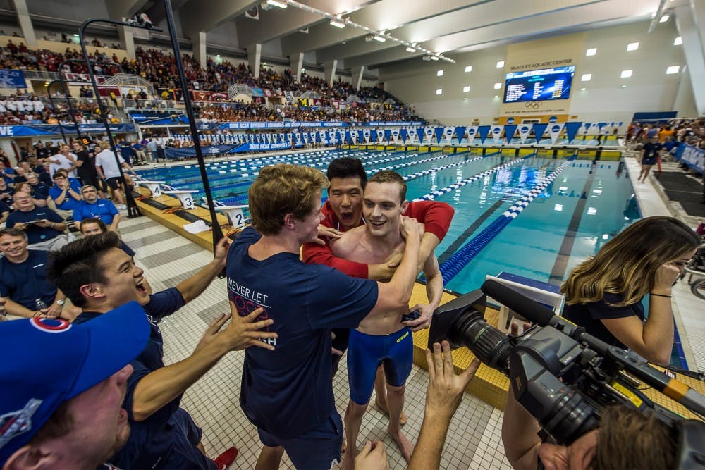 Then-senior Chris Swanson capped off a largely successful 2015-2016 season with Penn's first ever NCAA Championship in the men’s 1,650-yard freestyle