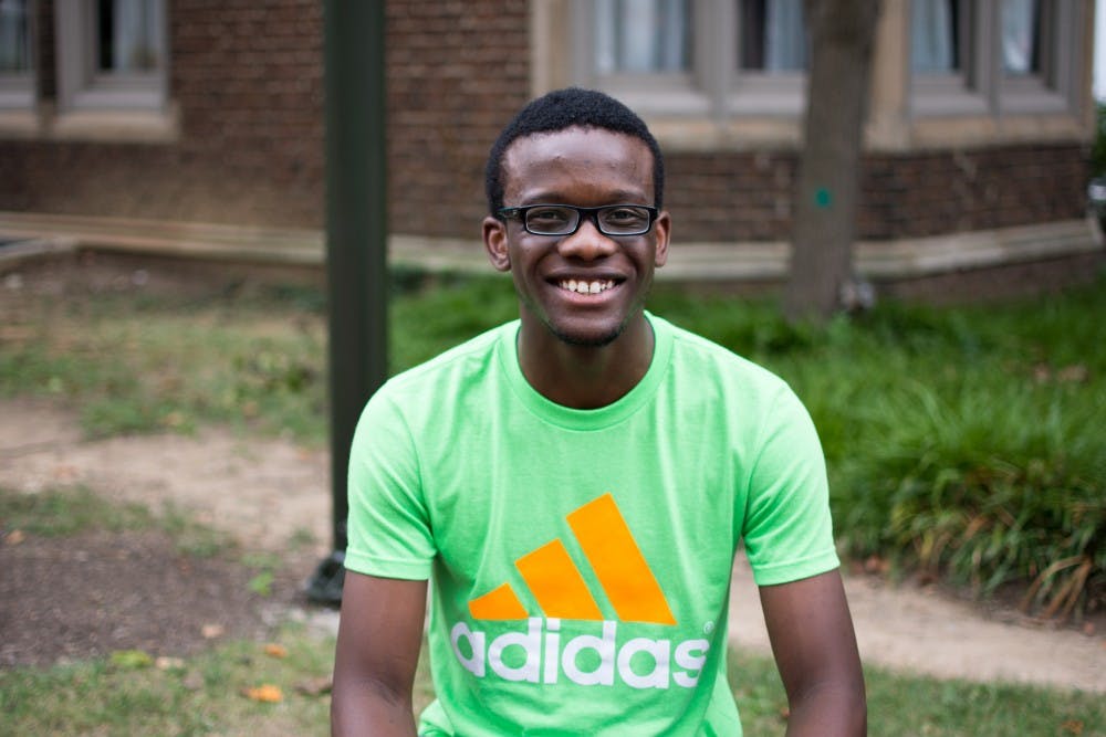 Thabo Dhalamini joined his older sister at Penn on Thursday afternoon. Moving to campus from Zimbabwe, he already loves his time at the New College House and looks forward to his time at Penn.