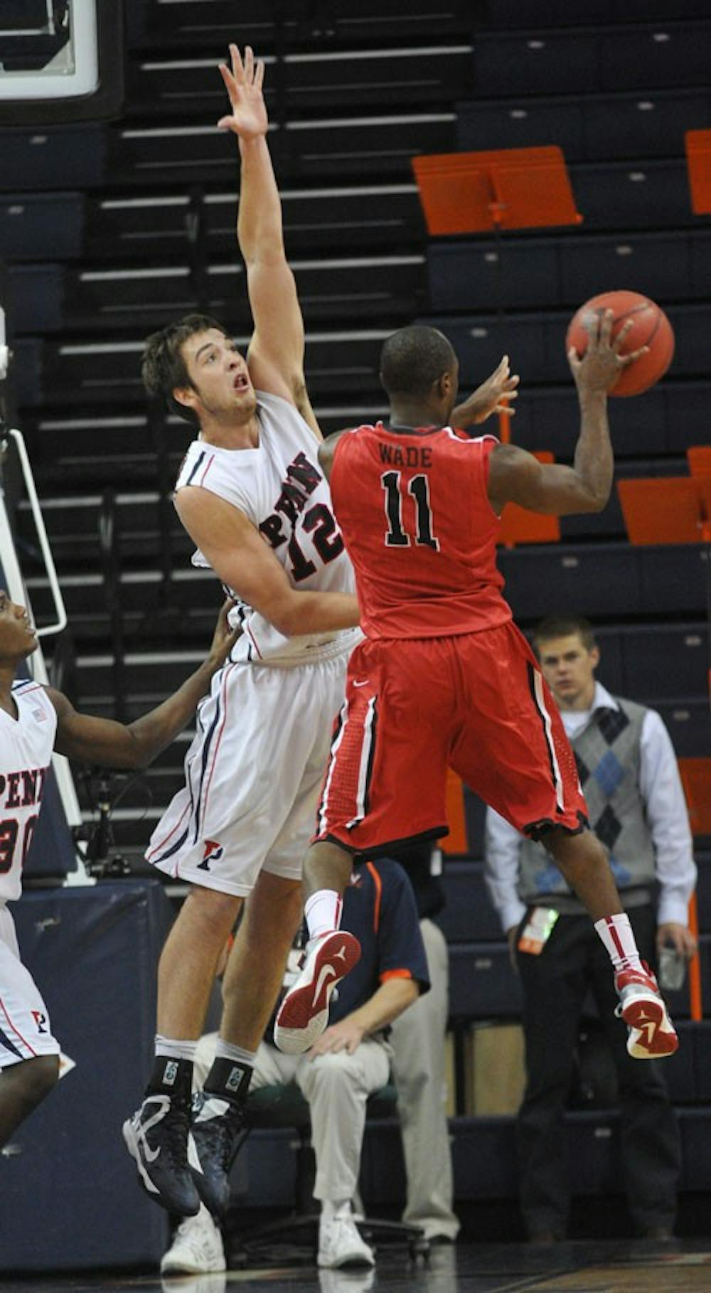 Men's hoops played in the NIT Tip-Off tournament in Charlottesville, Virginia against Fairfield. The Quakers lost and Fran Dougherty was the high scorer. 