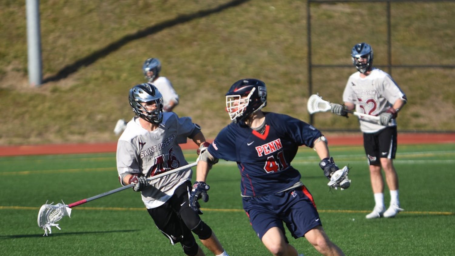 Though junior long stick midfielder Connor Keating has thrived for Penn men's lacrosse, he and a quartet of his current teammates dominated together as high school teammates at national powerhouse Haverford.