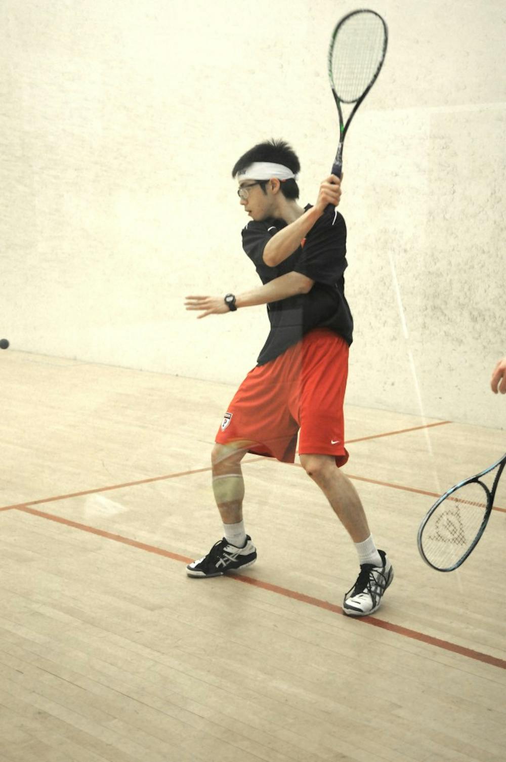 	Junior Justin Ang, who originally hails from Singapore, is currently Penn’s only international men’s squash player.