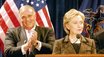 Rendell endorses Clinton