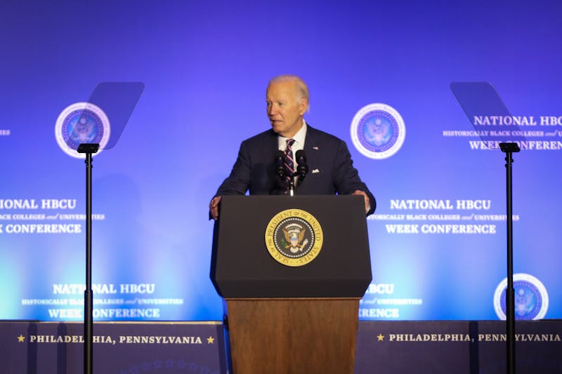 Biden visits Philadelphia for HBCU conference, touts White House accomplishments