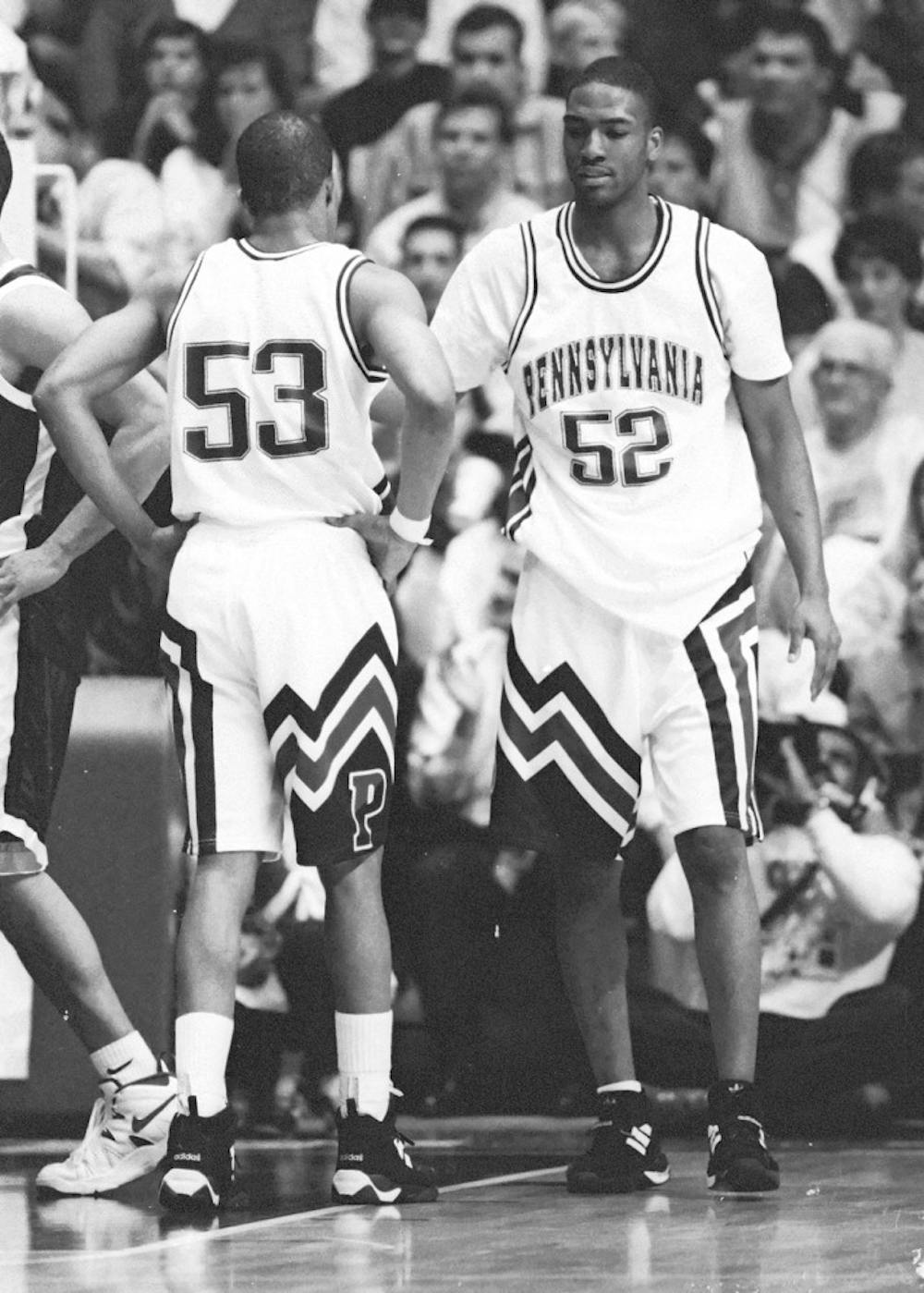 	Current Temple assistant coach Shawn Trice (52) forged a lifelong friendship with Jerome Allen (53) while the two led Penn basketball to three Ivy titles. A selfless teammate, Allen frequently allowed Trice to stay in his crowded home, even giving up a bed or couch to sleep on the floor. 