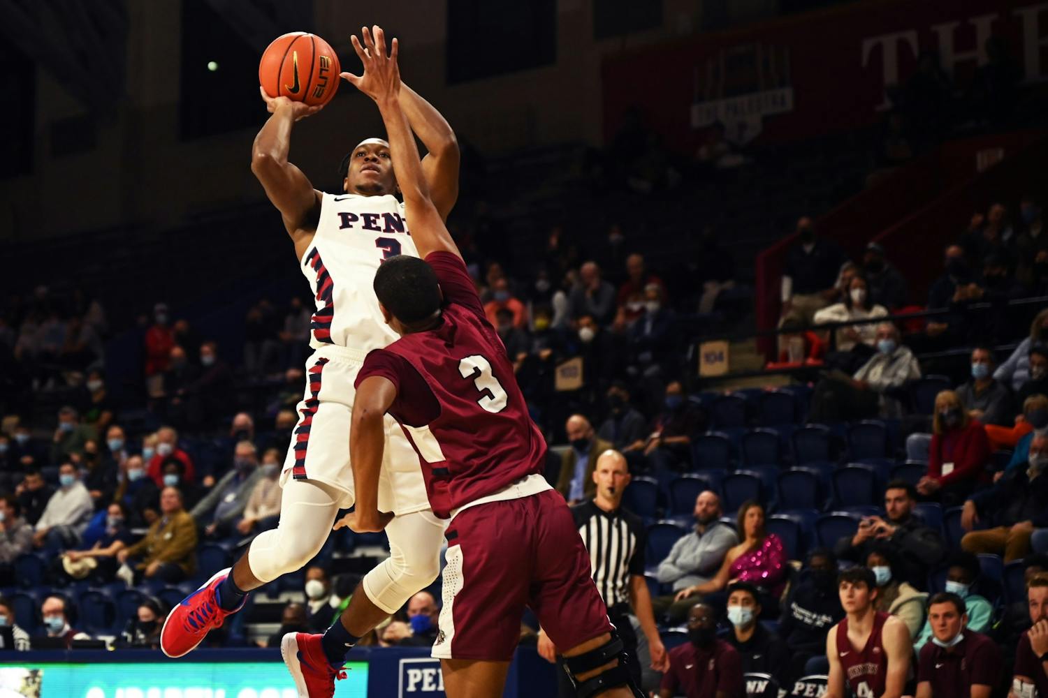 11-16-2021 Men's Basketball versus Lafayette Jordan Dingle (Kylie Cooper).jpg