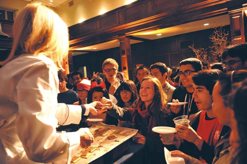Amy Gutman holds dessert reception for students post-Sandy