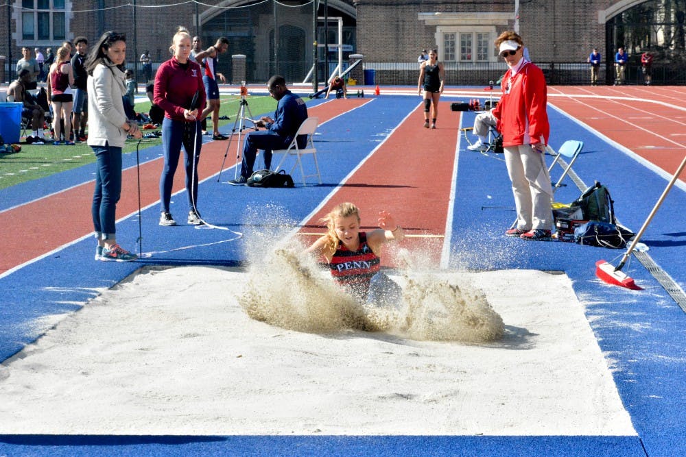 Junior Cora Butler was the only Penn representative in the Women Triple Jump, finishing with a length of 10.88m.
