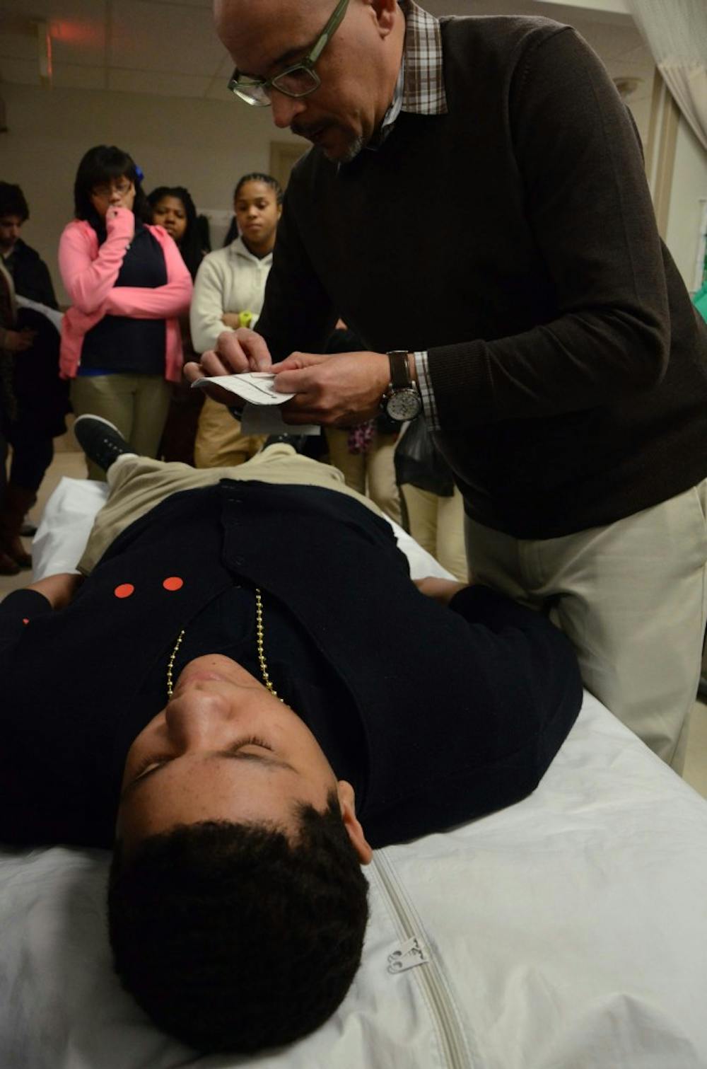 Cradle to Grave is a simulation program hosted by the Temple University Hospital and run by two Penn grads. The program is aimed towards at-risk youth in Philly and they run through a scenario of a teenager's death. 