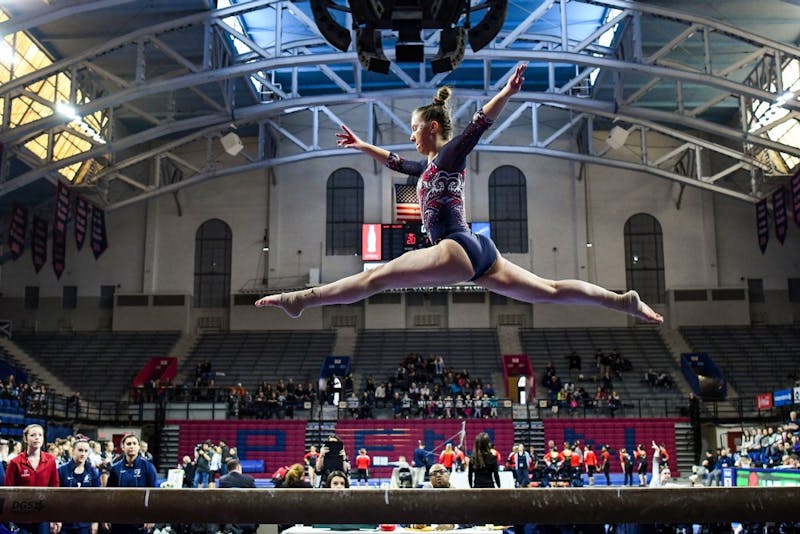 Penn gymnastics notches thirdplace finish at the Ivy Classic The