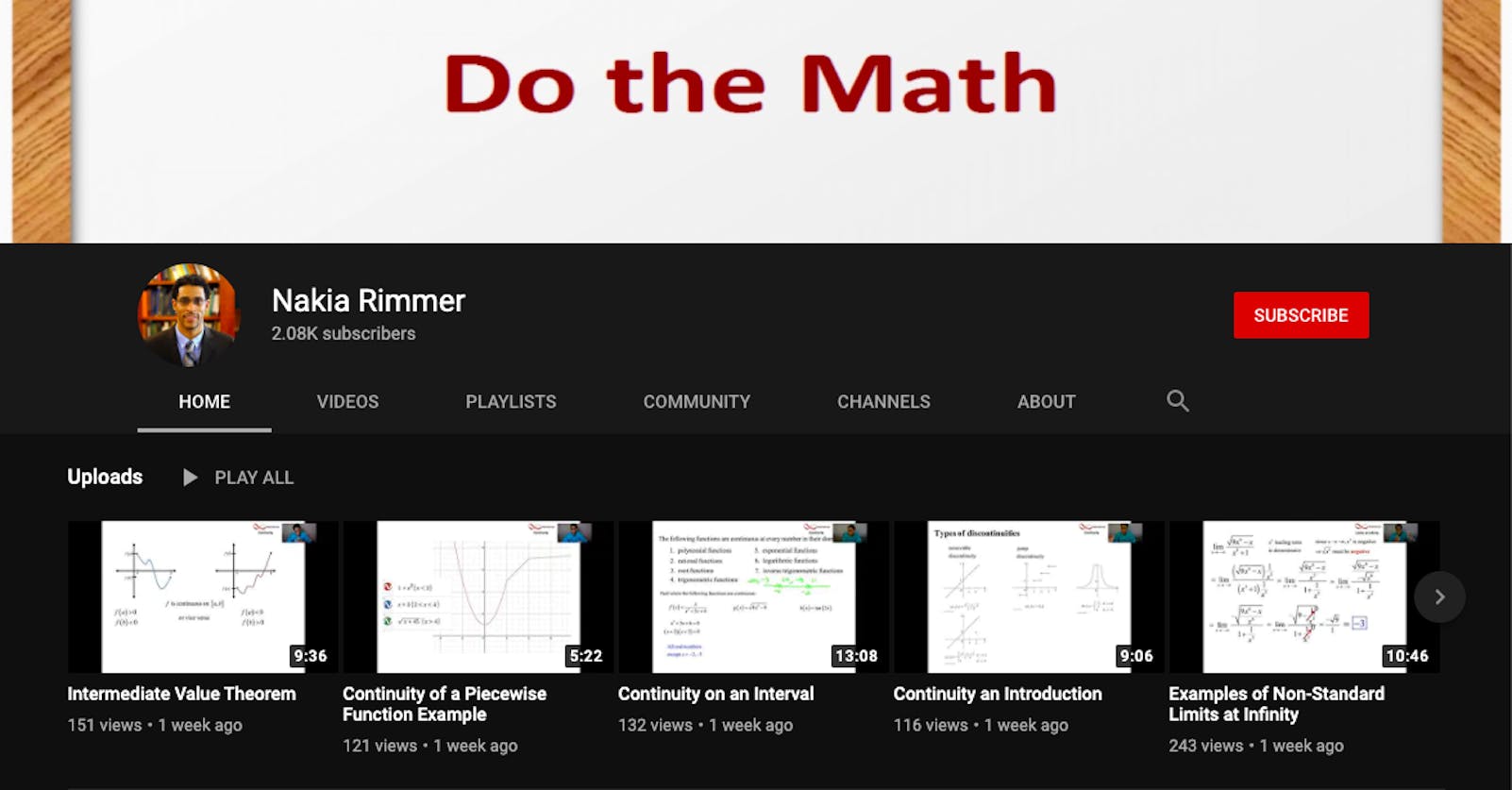 Nakia Rimmer YouTube Channel.png