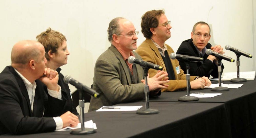 Penn Design hosts an architecture and energy panel in Meyerson Hall