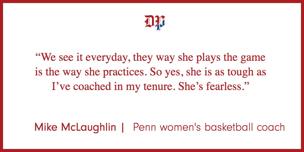 For Penn Women S Basketball S Ashley Russell Playing Tough Is The Only Way To Play The Daily Pennsylvanian