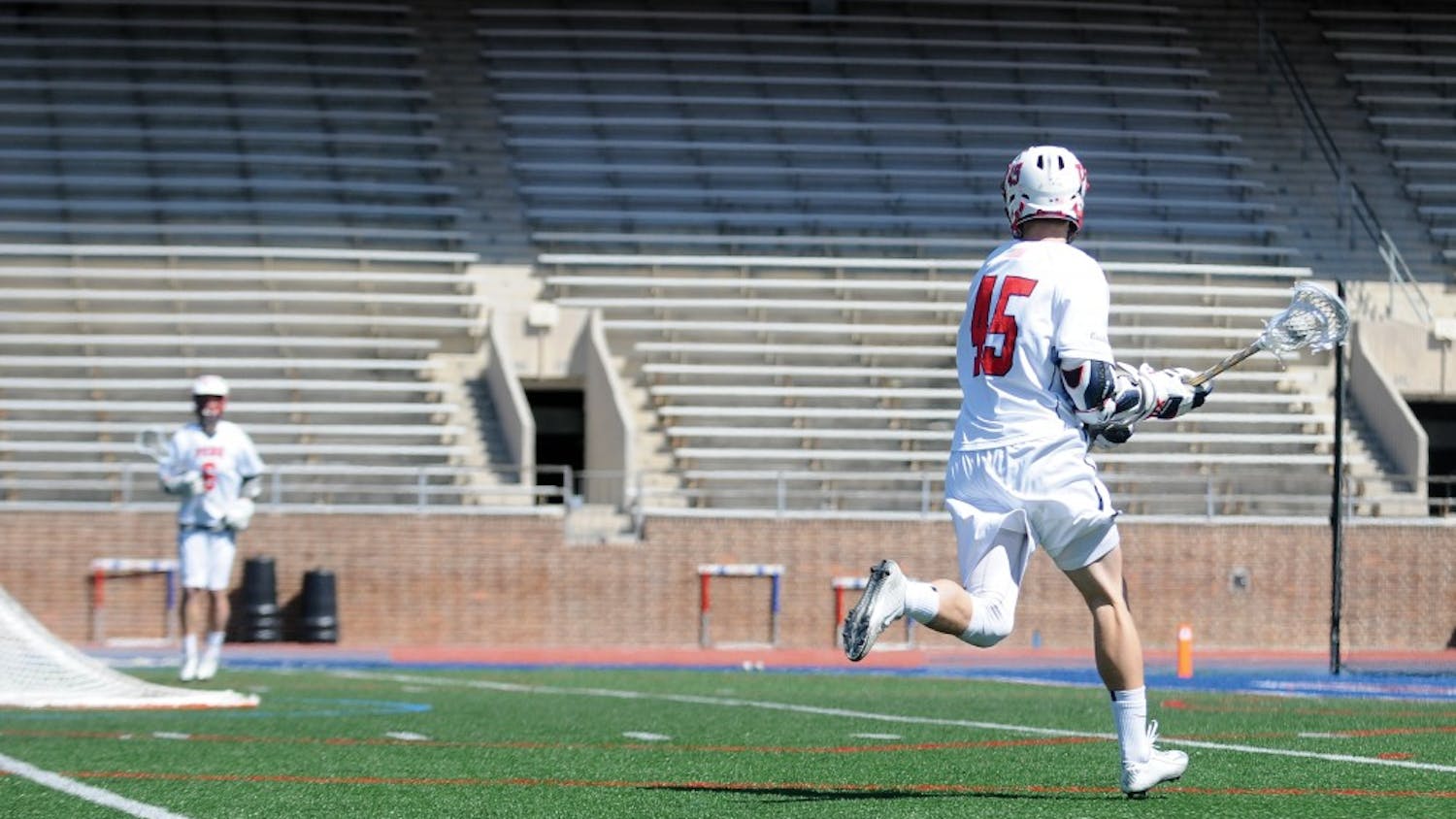 Freshman Simon Mathias, who has scored at least one point in each match this season, notched two goals against Dartmouth to bring his team-best total to 25.