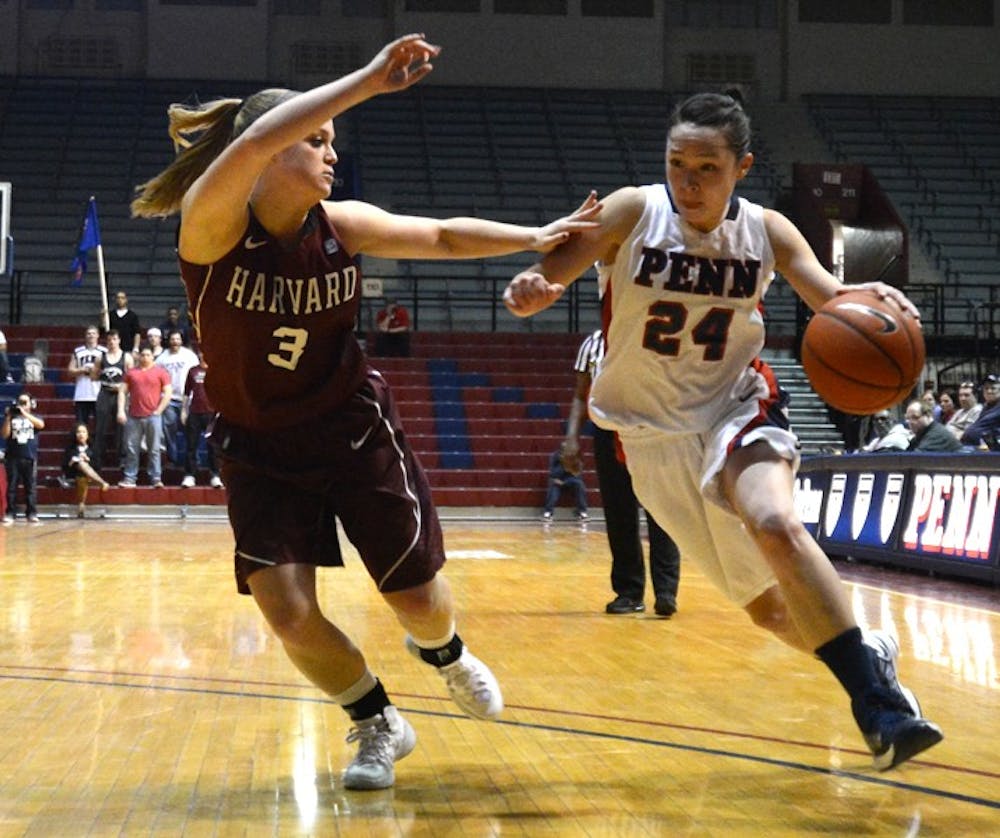 Penn women's basketball defeats Harvard 