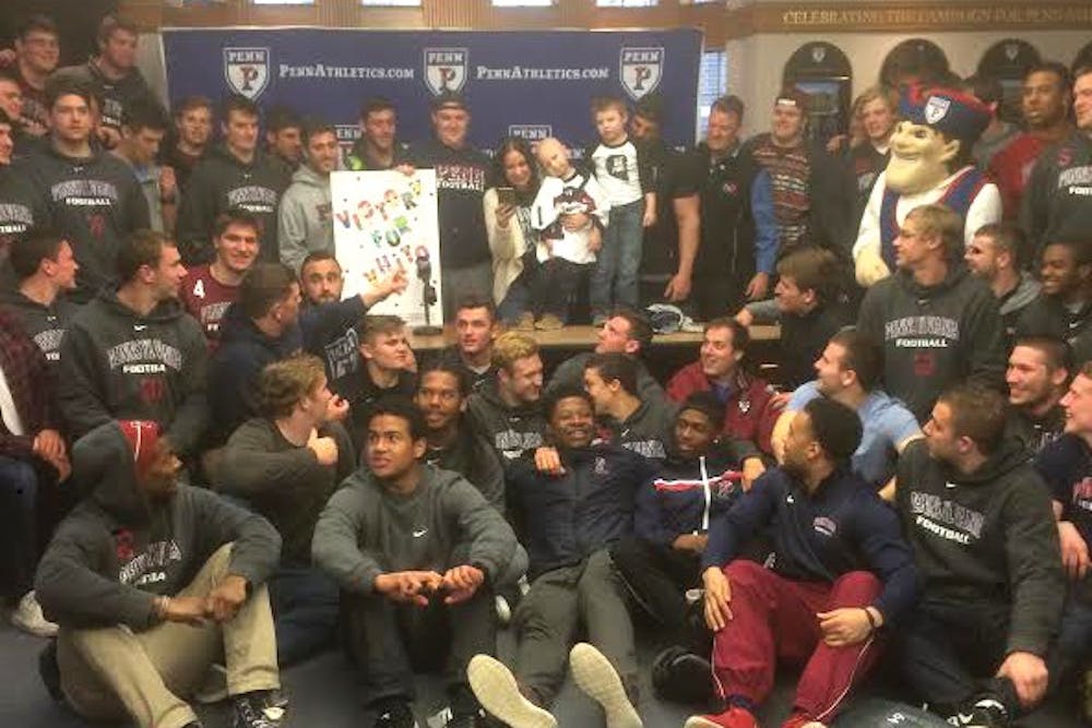 On Friday, Penn football named four-year-old cancer patient Vhito DeCaprio as its first team captain for the 2015 season.