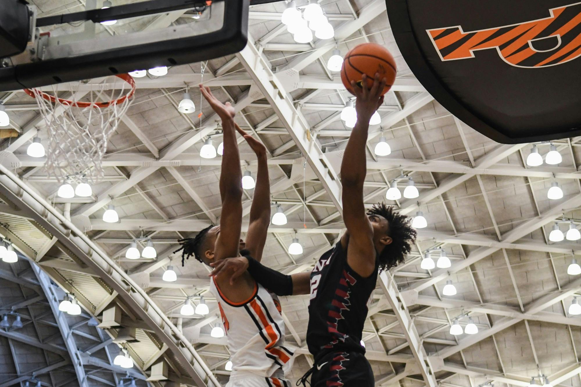 03-04-23 Men's Basketball vs Princeton Lucas Monroe (Nathaniel Sirlin).jpg