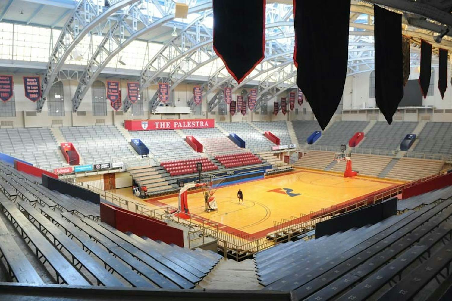 Palestra photos for Hinkle Fieldhouse comparison column.