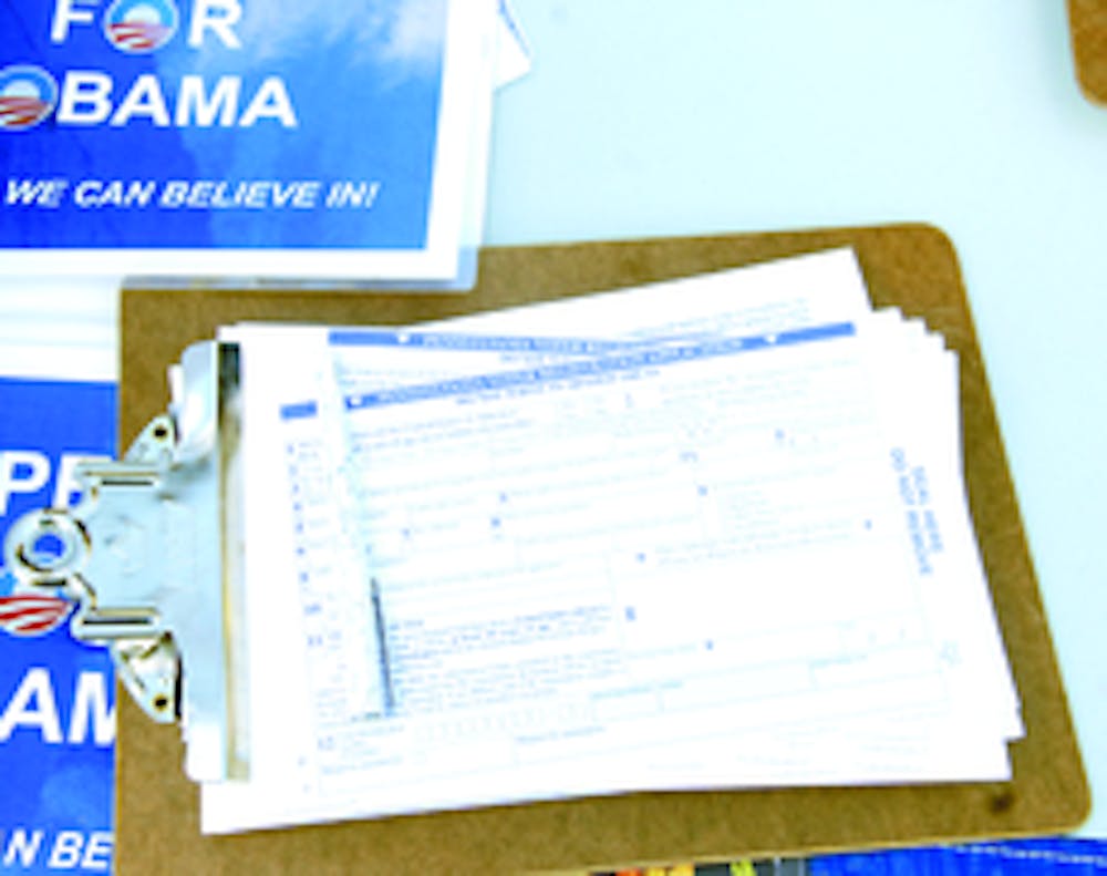 Locust abuzz with message: register to vote