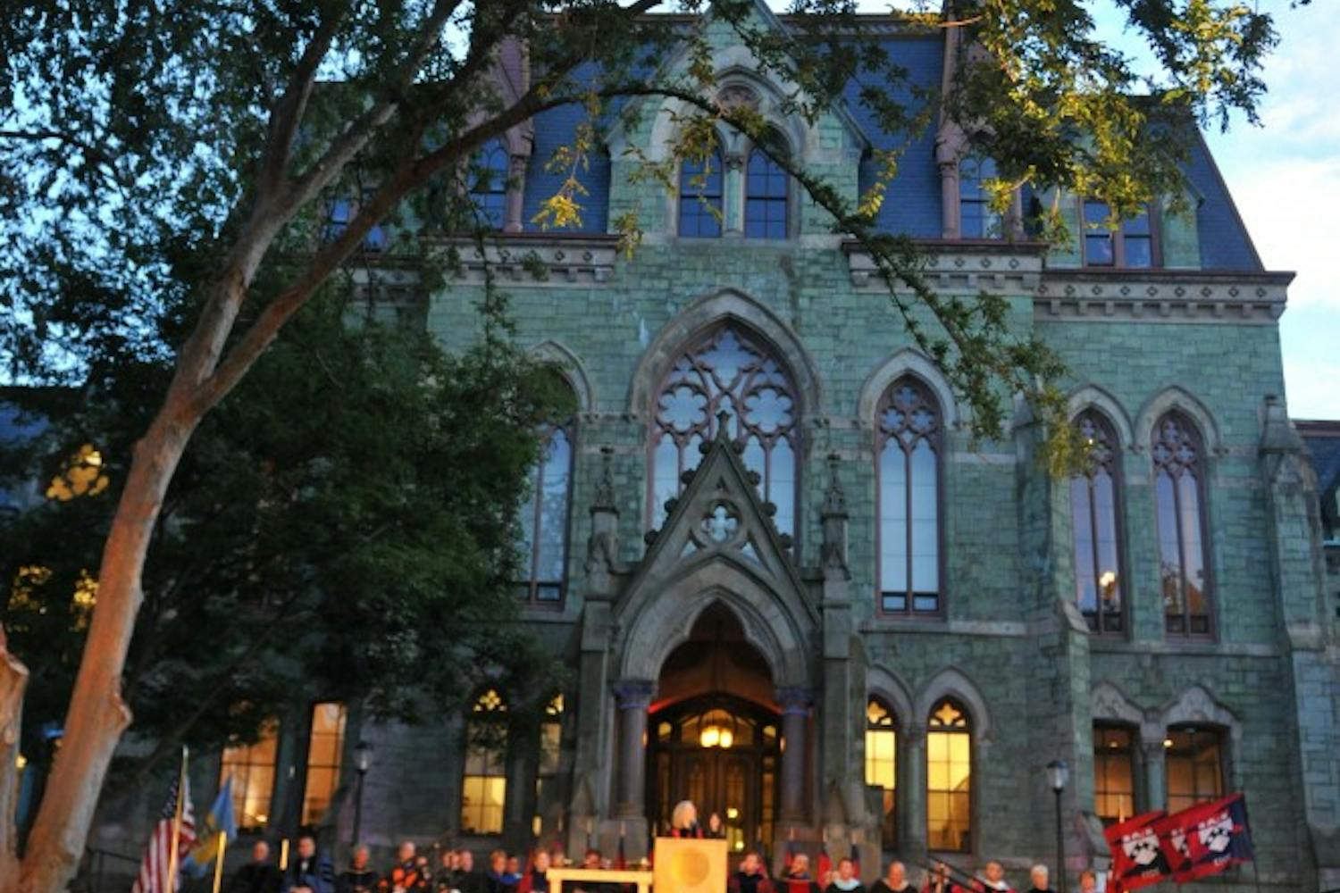 UPenn convocation and dessert reception