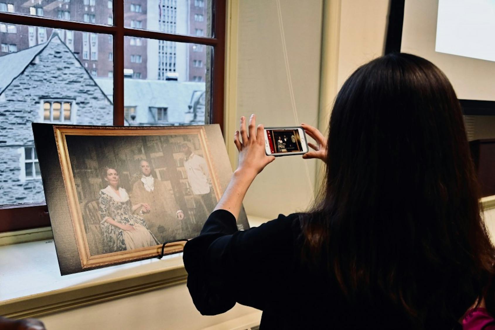 Augmented reality penn and slavery project