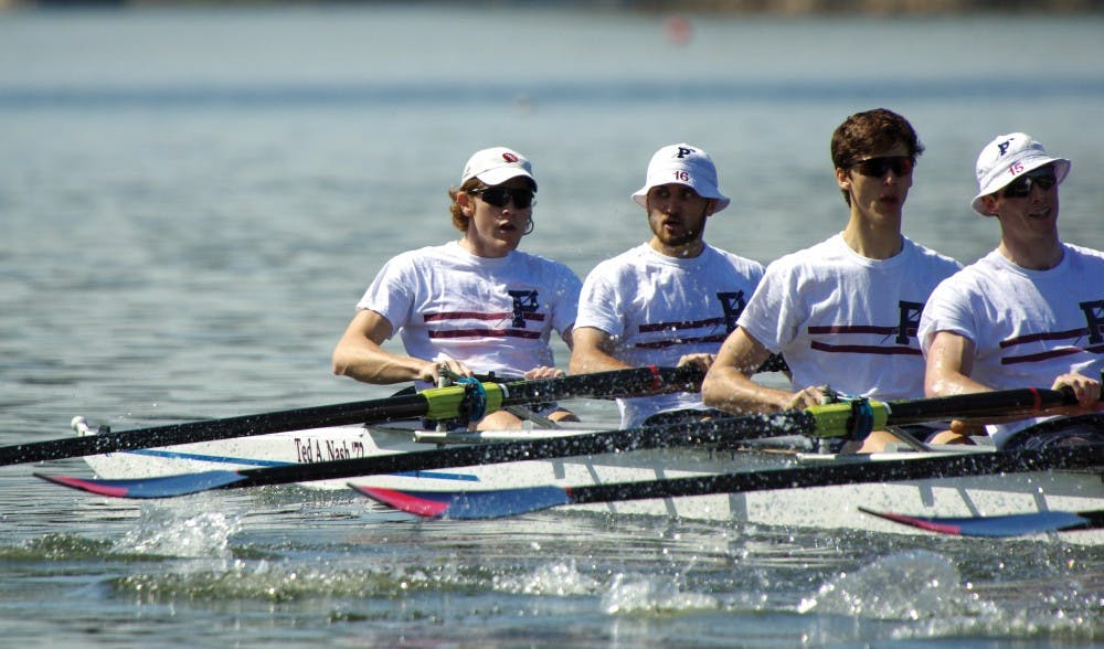 The Penn heavyweight squad was one of the three teams that took part in Penn rowing's winter training.