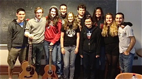 	Members of For Lyricists and Musicians met for the first time at the Kelly Writers’ House this past weekend.