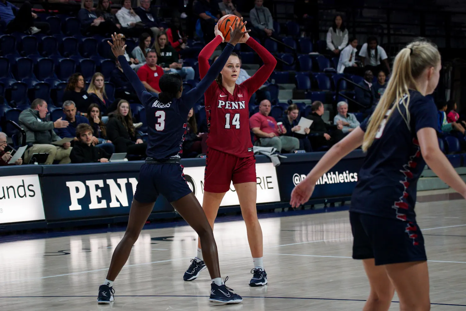 10-29-22 WBB Red & Blue Scrimmage Floor Toonders (Anna Vazhaeparambil).jpg